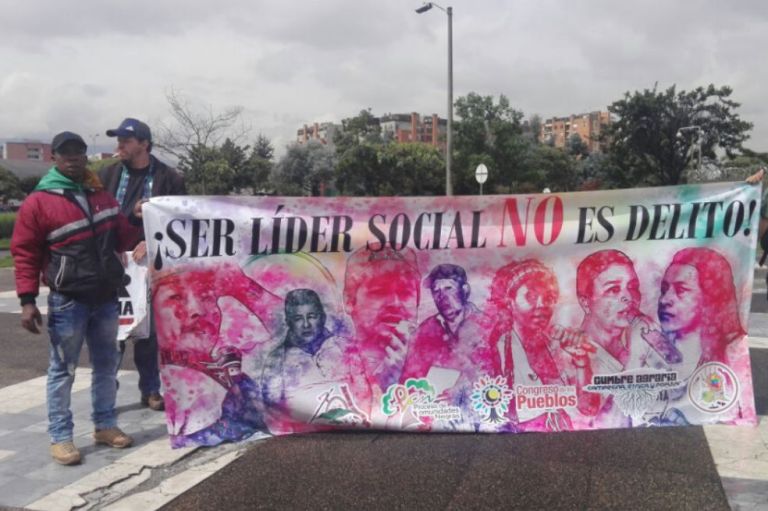 Más de 70 líderes sociales han sido amenazados en Boyacá durante 2019
