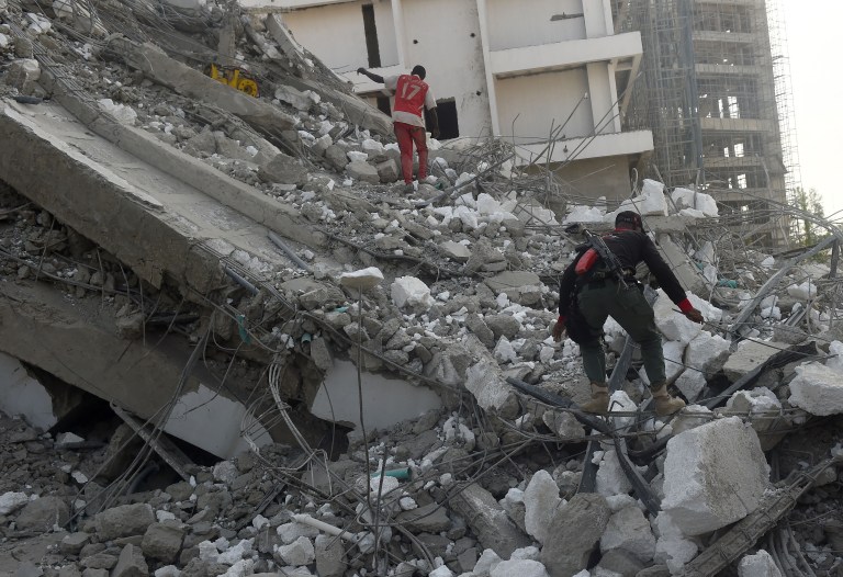 Al menos 15 muertos deja el colapso de un edificio en Nigeria