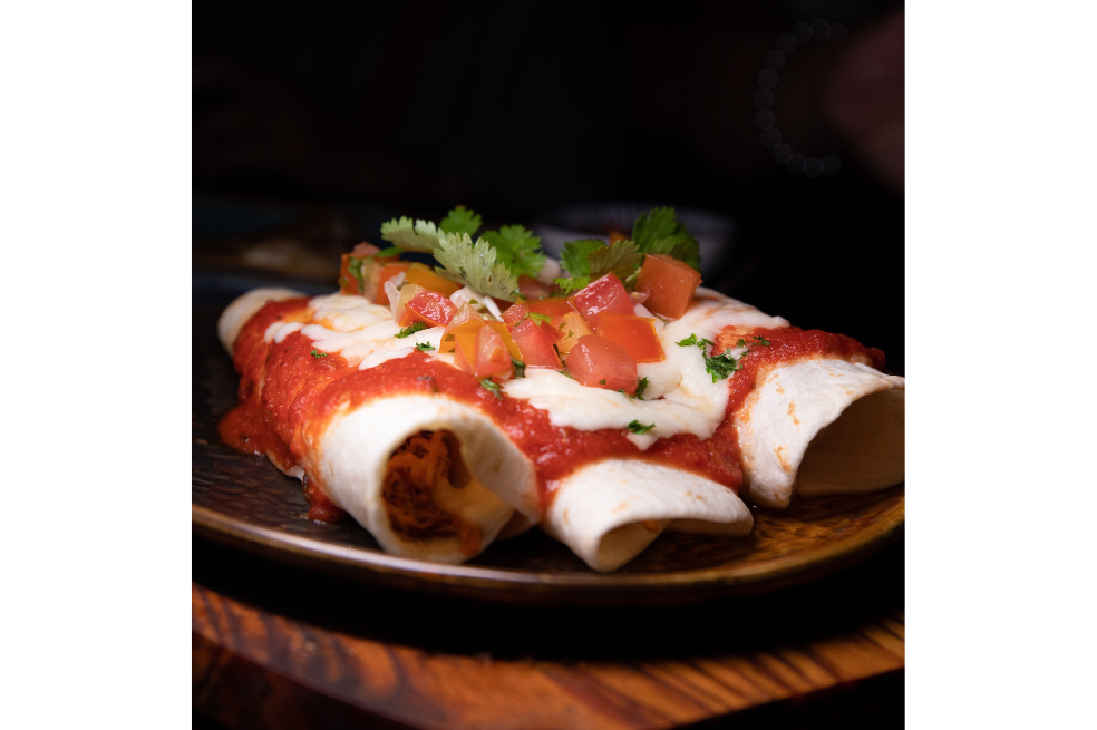 Enchiladas verdes de pollo