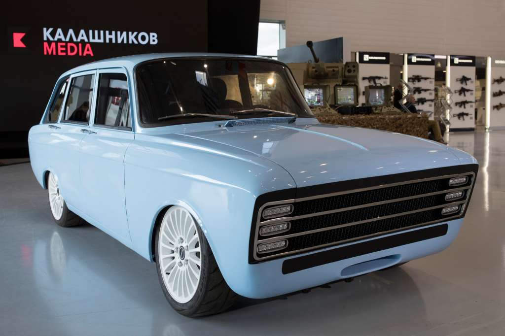 Con el CV-1, la fábrica de armas rusa Kalashnikov entra en la competencia por los autos eléctricos del futuro. ¿Está lejos? A la vista parece que sí. / © KALASHNIKOV MEDIA 2017