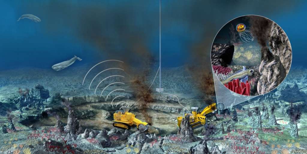 La minería marina consiste en la explotación de ciertos recursos en los fondos marinos.