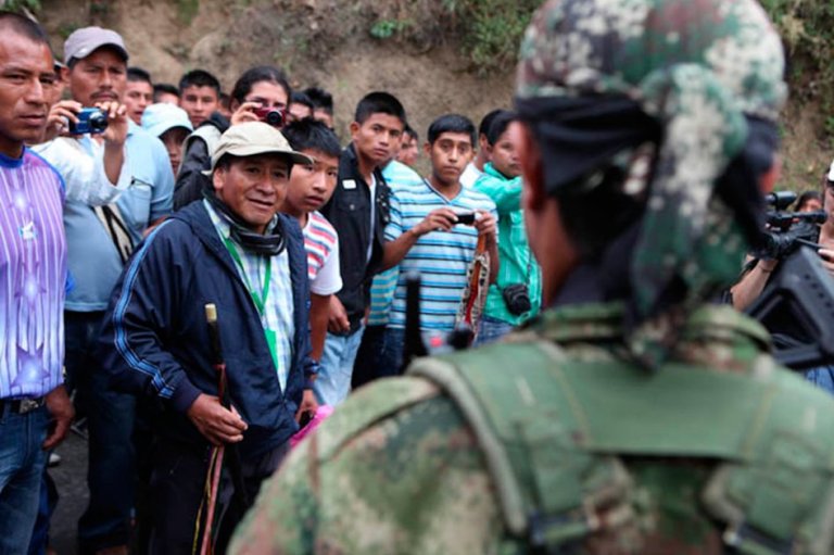 Indígenas del Cauca proponen a las Farc sentarse a dialogar