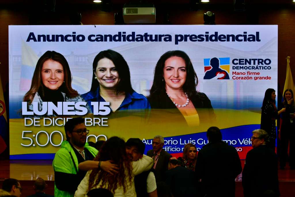 Las senadoras Paloma Valencia, Paola Holguín y María Fernanda Cabal estaban en la contienda para ser la candidata única por el Centro Democrático a las elecciones 2026.
