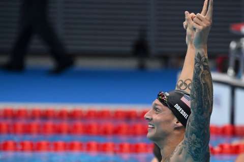 Dressel logra el oro olímpico con récord mundial en 100 m mariposa
