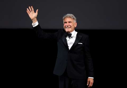 Harrison Ford recibió una Palma de Oro honorífica en el Festival de Cannes