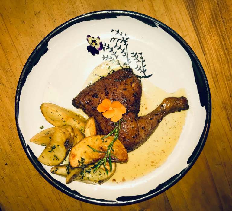 Cómo preparar pollo con mantequilla de vino