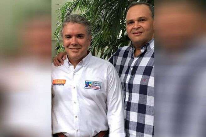 El presidente Iván Duque y el narcotraficante José "El Ñeñe" Hernández.