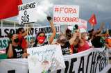 Jair Bolsonaro: baja popularidad y protestas en su contra en Brasil