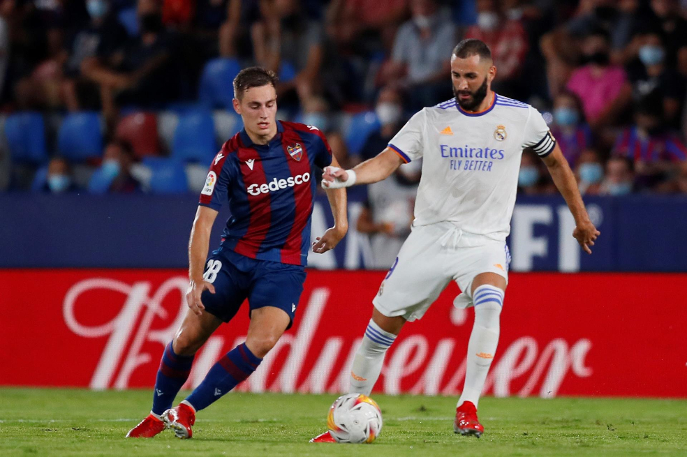 Levante y Real Madrid se enfrentaron por la segunda fecha de LaLiga.