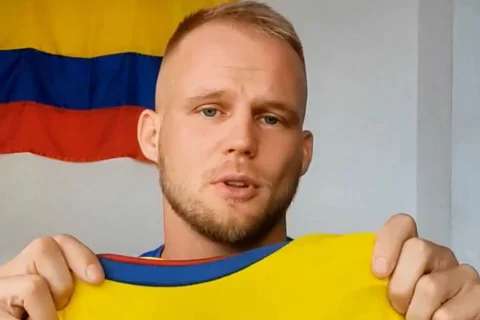 Influenciador alemán asegura que le prohibieron usar camiseta de Colombia