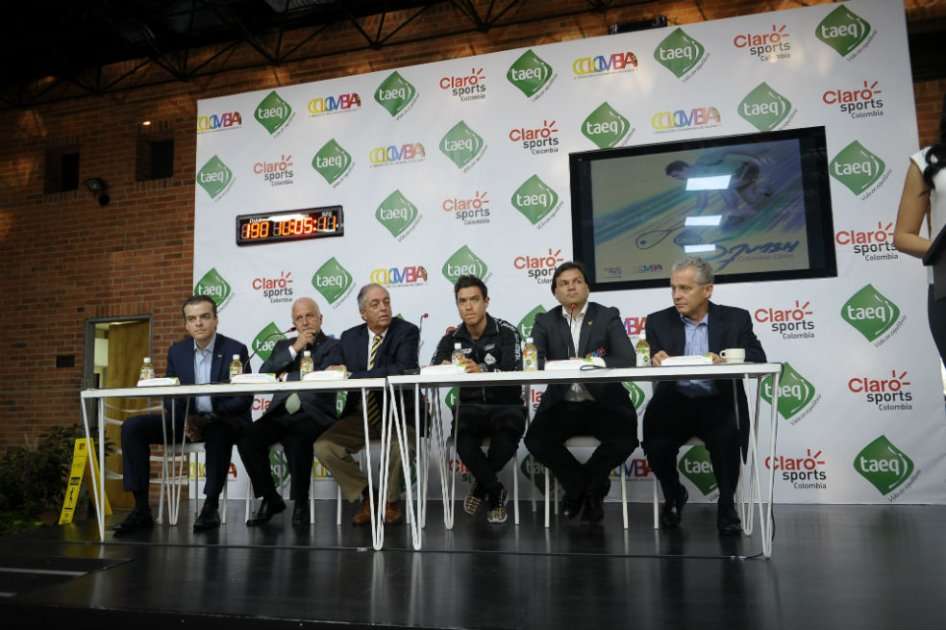 Presentación del Open de Squash de Colombia. Foto: Cristian Garavito.