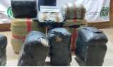 Volcado y arrestado: así acabó jíbaro que huyó de la Policía con 112 kg de marihuana