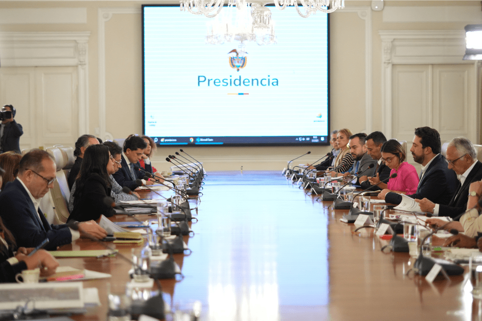 El presidente Gustavo Petro lideró este 3 de marzo, en la Casa de Nariño, el segundo consejo de ministro televisado.