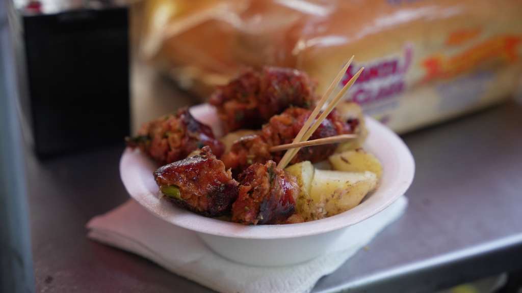 Comida callejera en Bogotá