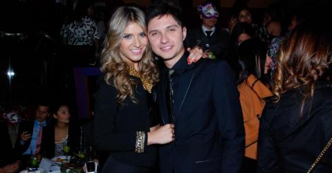 Laura Tobón y Diego Sáenz en una noche de glamour