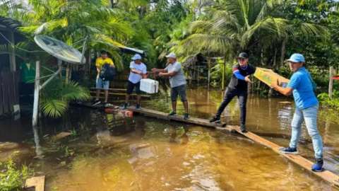 Al menos 3.500 afectados por las lluvias y el desbordamiento de ríos en Guainía