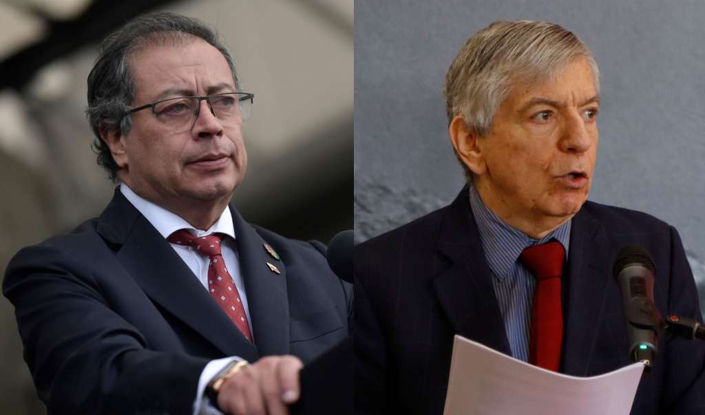 Presidente Gustavo Petro y exmandatario César Gaviria.
