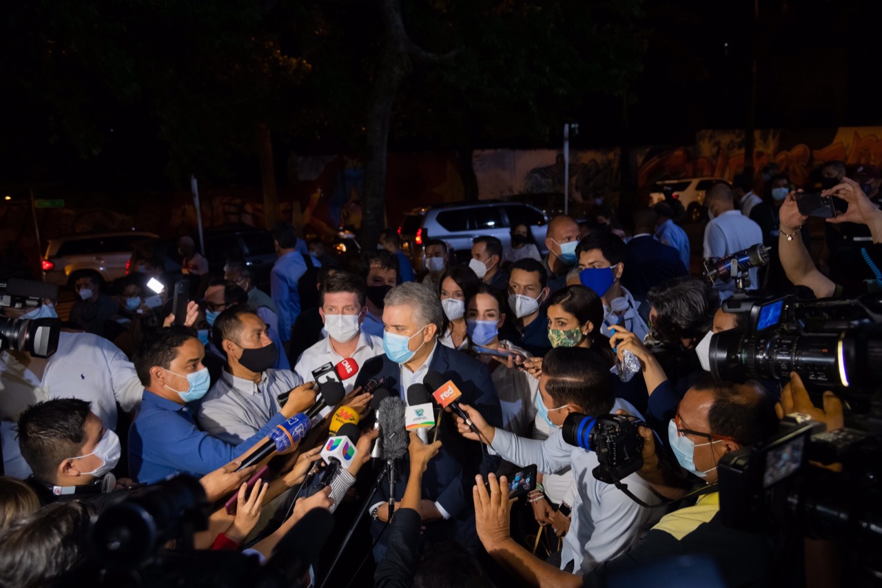 Iván Duque en Cali