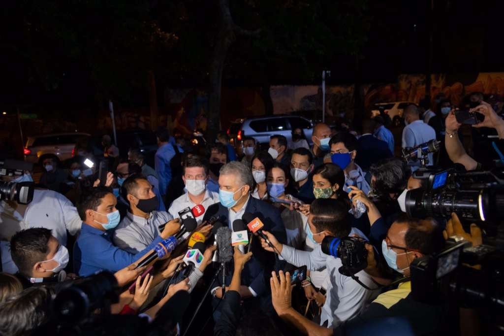 Iván Duque en Cali