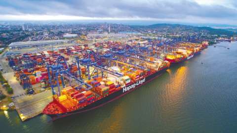 Las principales zonas portuarias del país decrecieron en su operación