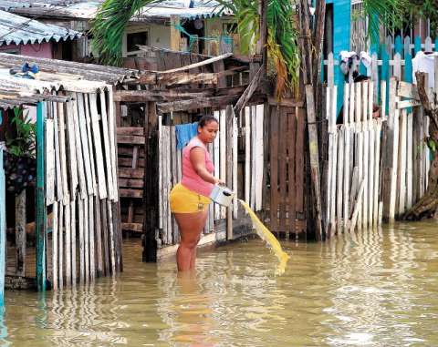 Cartagena se inundó por el huracán… y por no tener drenaje pluvial