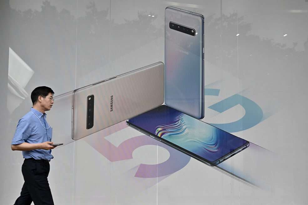 La compañía se vio obligada a retrasar el lanzamiento al mercado de su teléfono plegable, el Galaxy Fold, por fallas en el dispositivo. / AFP