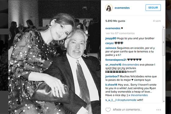 Foto publicada por Eva Mendes en Instagram.
