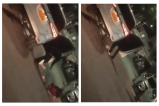 Policía agredió a una mujer, al parecer su esposa, en una calle de Cartagena
