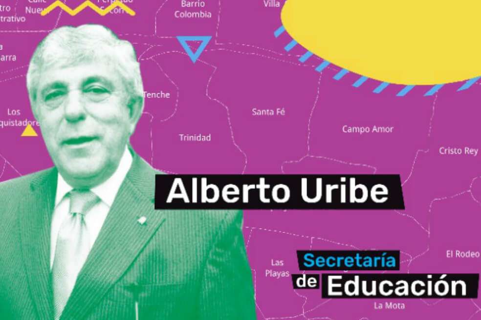 Alberto Uribe fue rector de la Universidad de Antioquia durante 12 años. / Secretaria de Educación de Medellín.