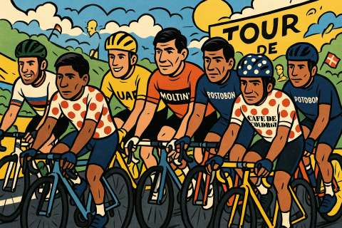 Los ciclistas más ganadores de etapas en el Tour de Francia