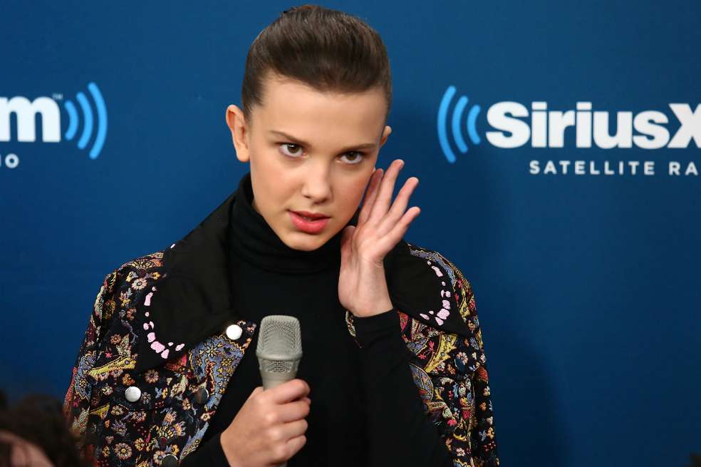 Millie Bobby Brown tiene 13 años y hace parte del elenco de la exitosa serie de Netflix 'Stranger Things' / AFP