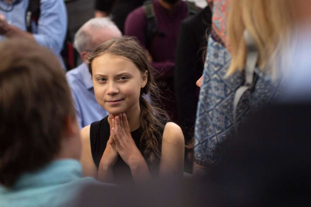 Greta Thunberg es sueca y a sus 16 años se ha convertido en un ícono mundial que lucha contra el cambio climático. / AFP