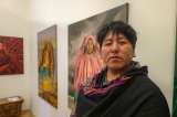 El artista aimara Cristian Laime lleva a París el cruce de la Pachamama y la globalización