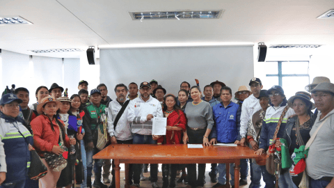 Minga indígena y Gobierno Nacional firman acta de acuerdo y se levanta la protesta