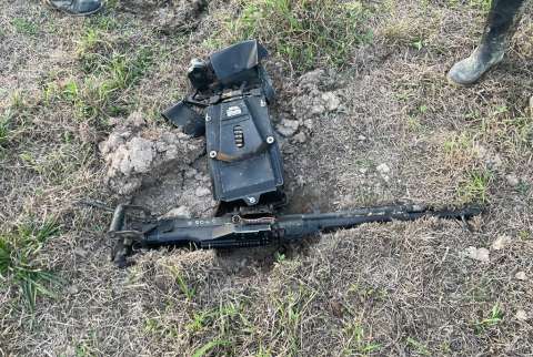 Apareció ametralladora que cayó de un helicóptero del Ejército en Arauca