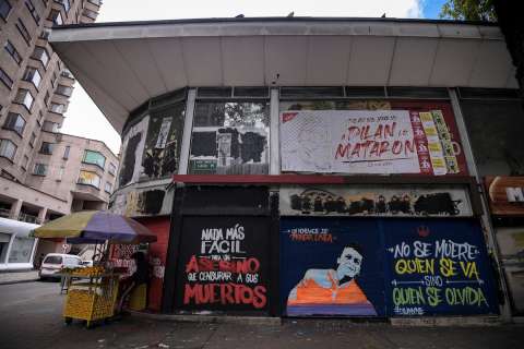 En fotos: ¿Censura? Tapan mural que rendía homenaje a Dilan Cruz, en el centro de Bogotá