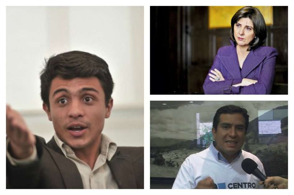 El representante uribista Edward David Rodríguez, promotor de la censura contra la canciller María Ángela Holguín por el caso Lorent Gómez Saleh.