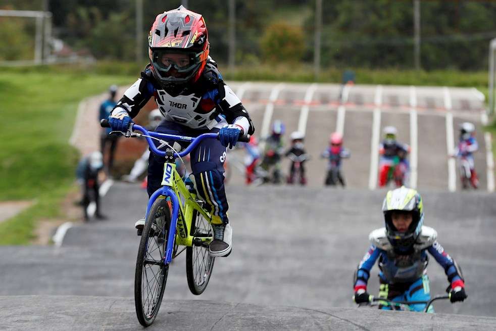 Reactivación del BMX en Bogotá.