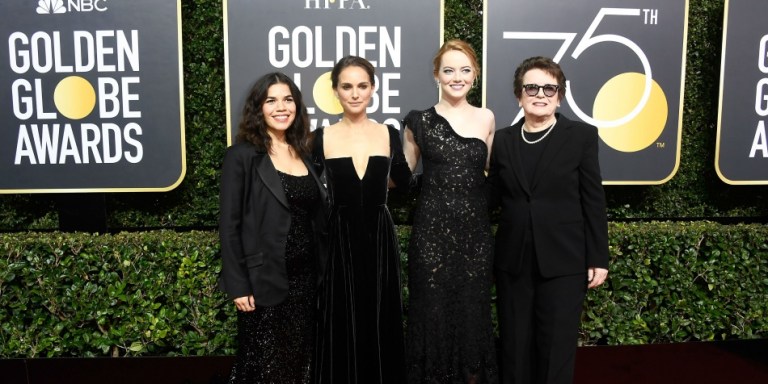 ¿Por qué la alfombra roja de los Golden Globe se tiñó de negro este año?