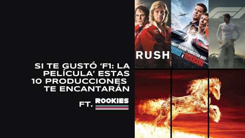 Si te gustó ‘F1: La película’ estas 10 producciones  te encantarán ft. Rookiesf1