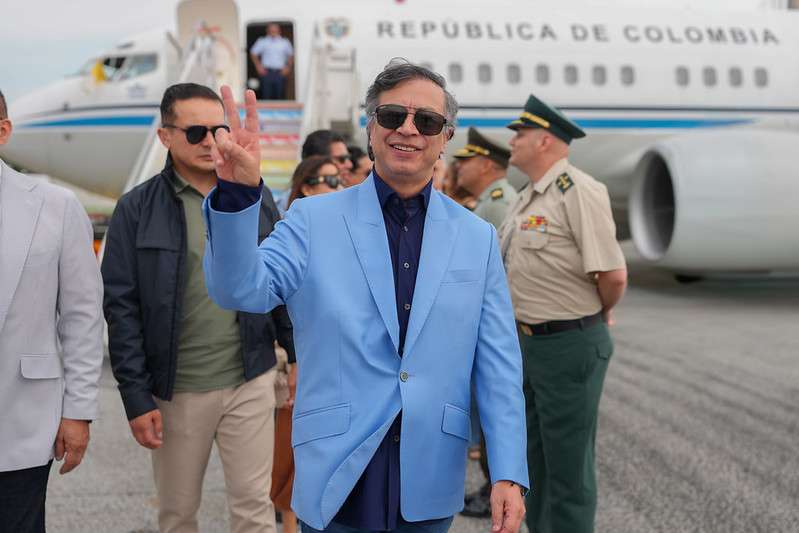 El presidente Gustavo Petro llegó a Italia este lunes.