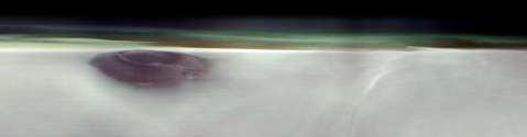 La NASA publica la primera imagen de un volcán marciano en el horizonte