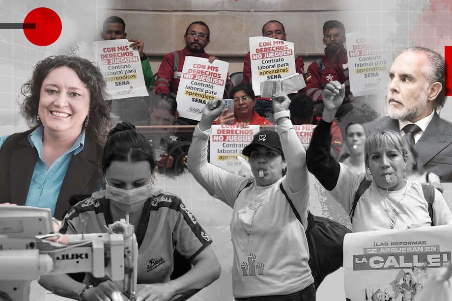 La reforma laboral fue aprobada en su tercer debate.