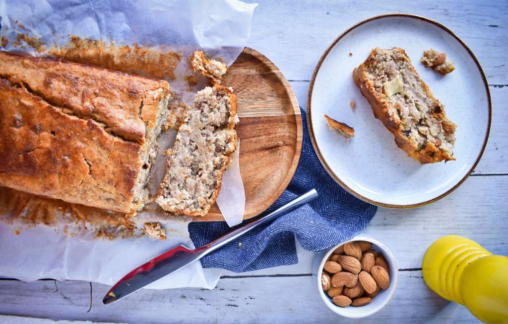 Pan de banano vegano