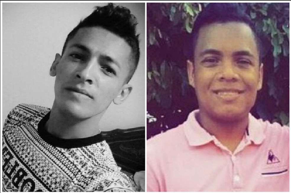 Jhonier Rodríguez Ruiz y Carlos Andrés Quintero. /Archivo particular