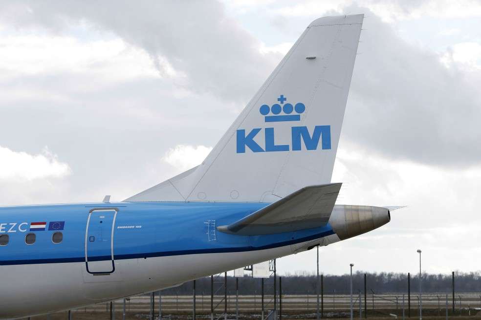 Avión de KLM.