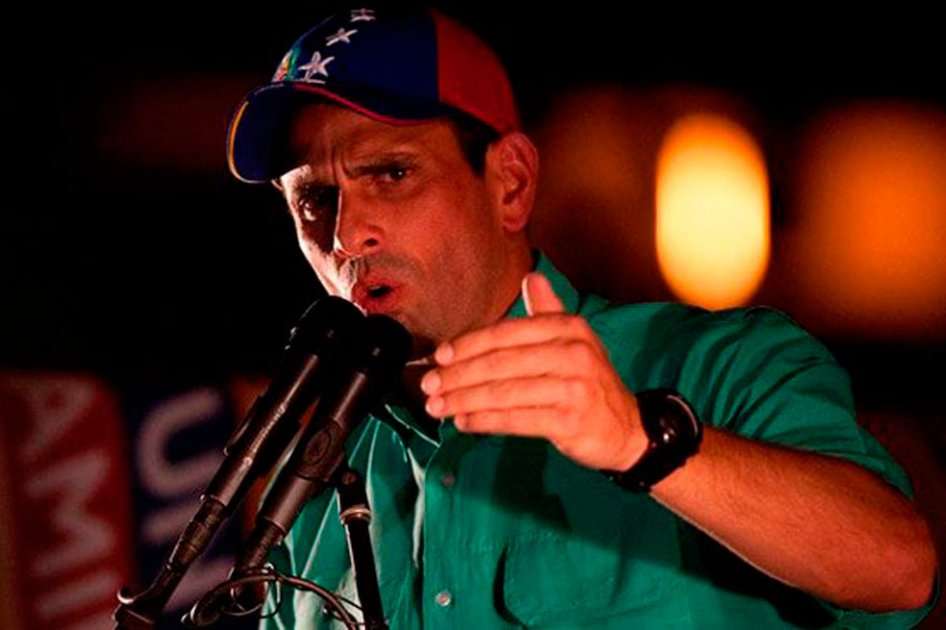 Henrique Capriles, líder de la oposición en Venezuela. Foto: AFP