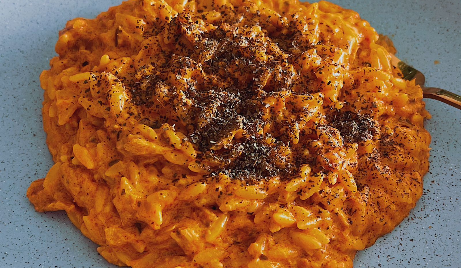 Risoni cremoso de atún