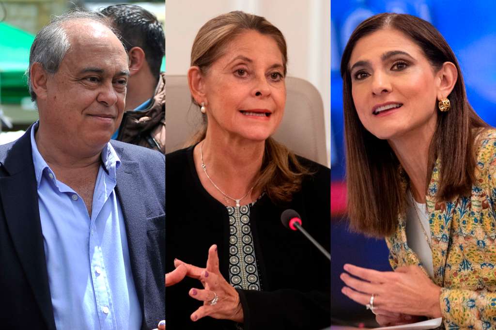 Camilo Gómez, Marta Lucía Ramírez y Ángela María Orozco.