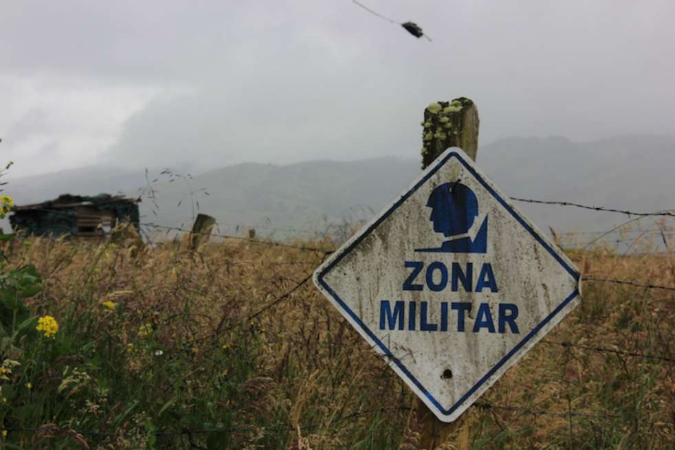 Las Fuerzas Militares lanzaron la operación Libertad I, en el año 2003, con el objetivo de recuperar el control de los municipios de Cundinamarca y de las zonas marginales y fronterizas de Bogotá. Foto: Héctor Vásquez.